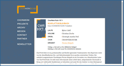 Desktop Screenshot of chorwerkruhr.de